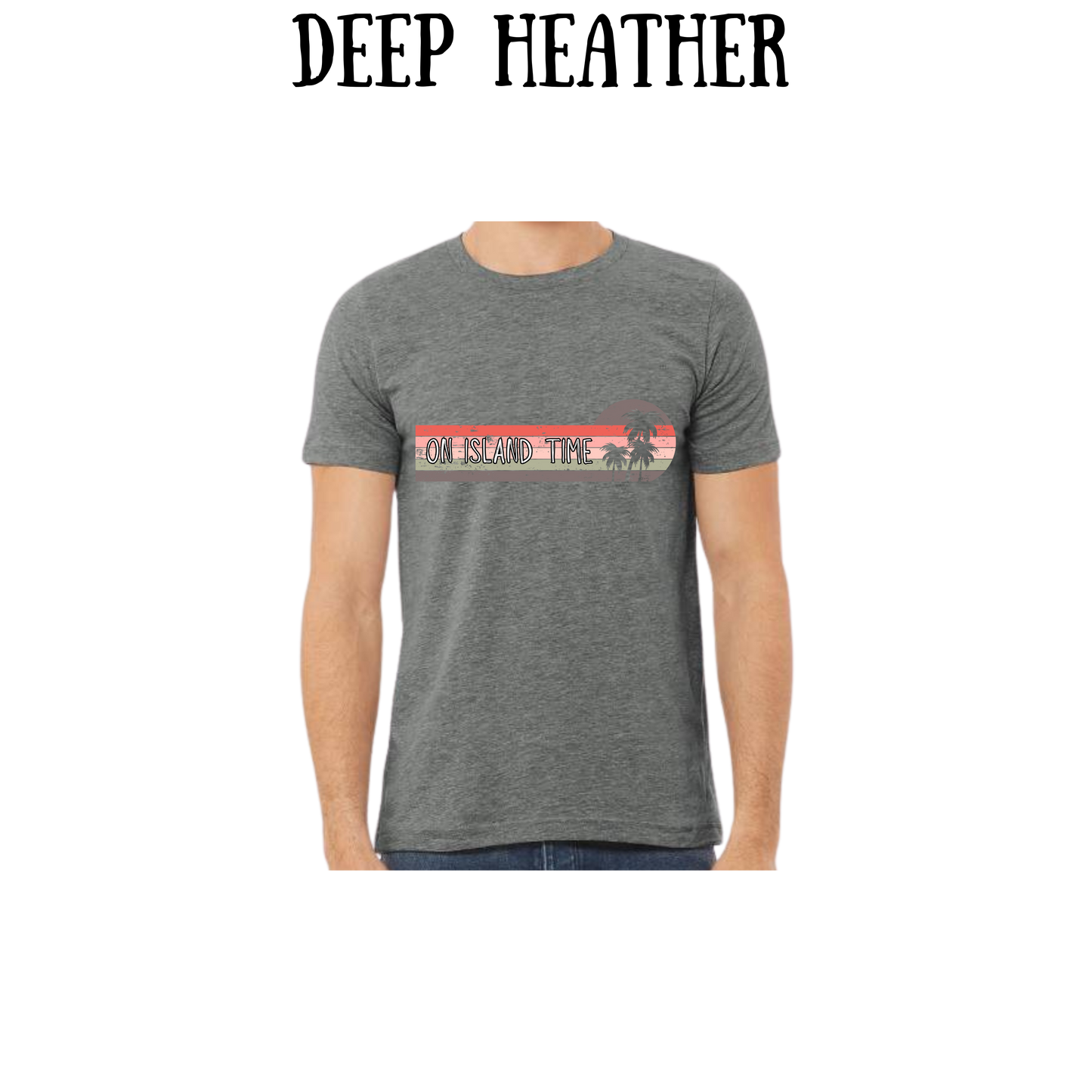 VP - On Island Time - Unisex Tee - Pinks, Purples, Neutrals