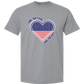 One Nation One Heart - Comfort Colors - Heavyweight Unisex Tee - Neutral Colors