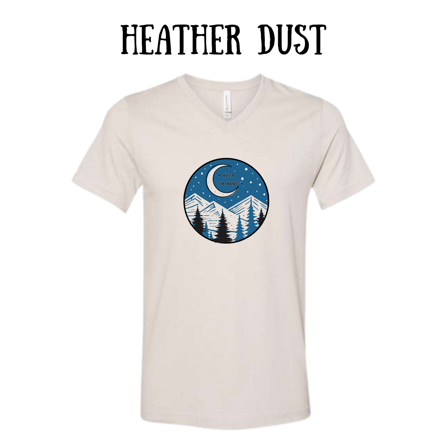 OP - Keep Shining - Unisex V-Neck - Neutral Colors