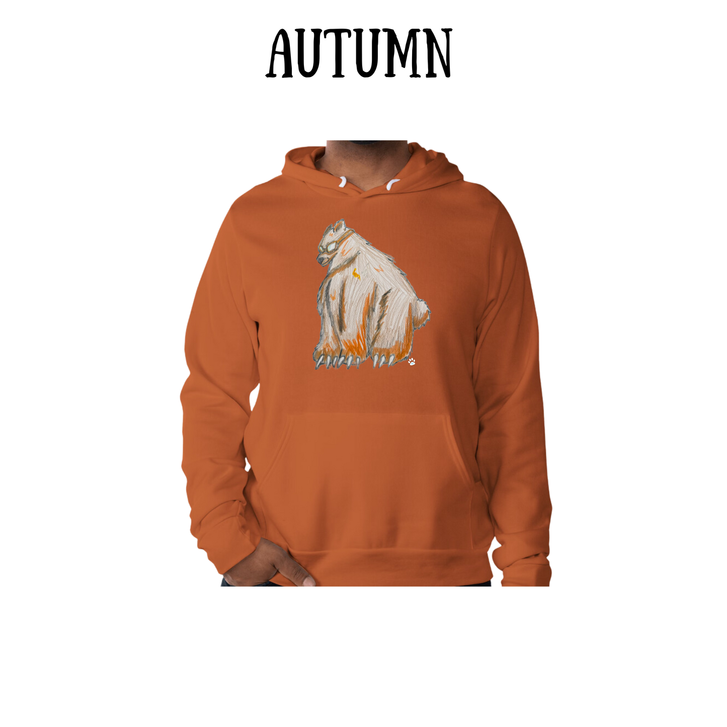 AC - Muscle Bear - Sponge Fleece Hoodie - Assorted Colors