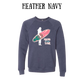VP - Mana in My Soul - Sponge Fleece Raglan Sweatshirt - Blues, Purples