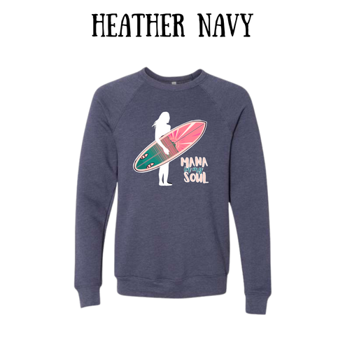 VP - Mana in My Soul - Sponge Fleece Raglan Sweatshirt - Blues, Purples
