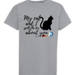 My Cat and I spill the tea about you - Comfort Colors - Heavyweight Youth Tee - Neutral Colors & Blues