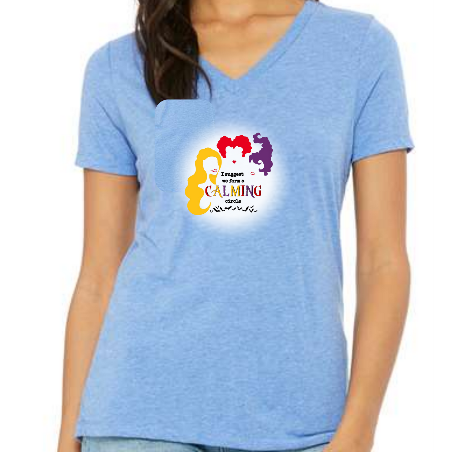 Calming Circle - Women's V-Neck - Assorted Colors