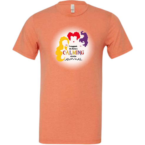 Calming Circle - Unisex Tee - Oranges