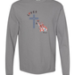 Loves Jesus & America too - Comfort Colors - Heavyweight Long Sleeve Tee - Neutral Colors