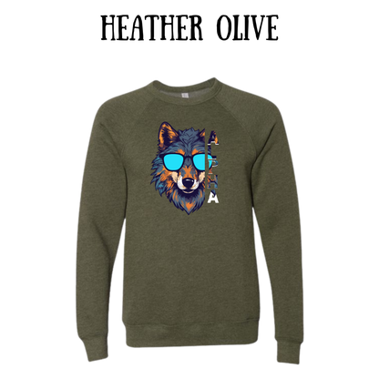 BP - Alpha - Sponge Fleece Raglan Sweatshirt - Greens, Neutrals