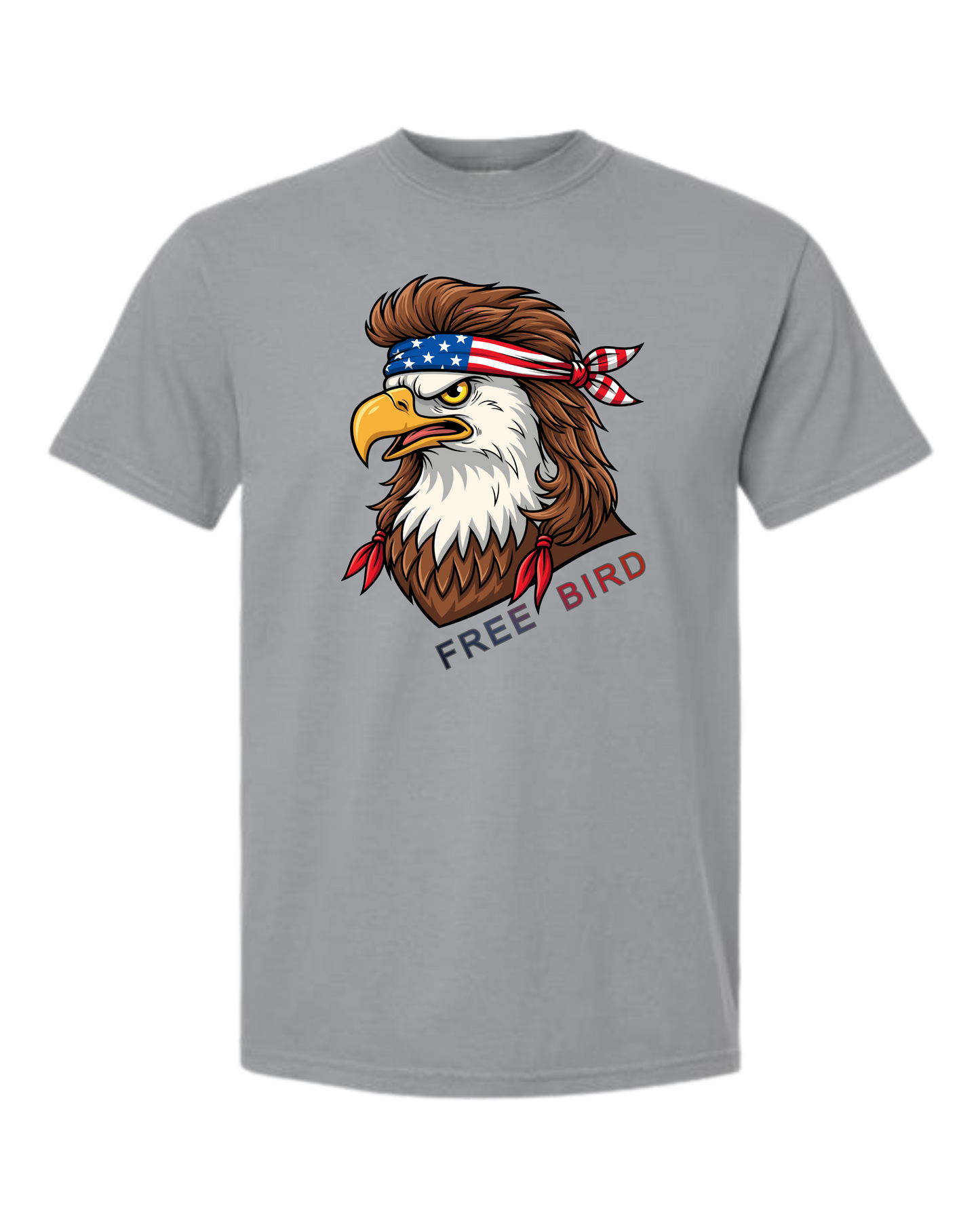 Rockin Free Bird - Comfort Colors - Heavyweight Unisex Tee - Neutral Colors