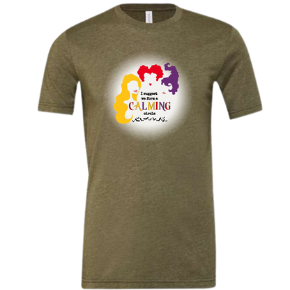 HP - Calming Circle - Unisex Tee - Browns and Greens