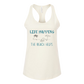 Life Happens The Beach Helps - Bella+Canvas - Women's Jersey Racerback Tank