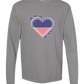 One Nation One Heart - Comfort Colors - Heavyweight Long Sleeve Tee - Neutral Colors