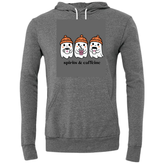 HP - Spirits & Caffeine - Sponge Fleece Hoodie - Greens, Neutrals