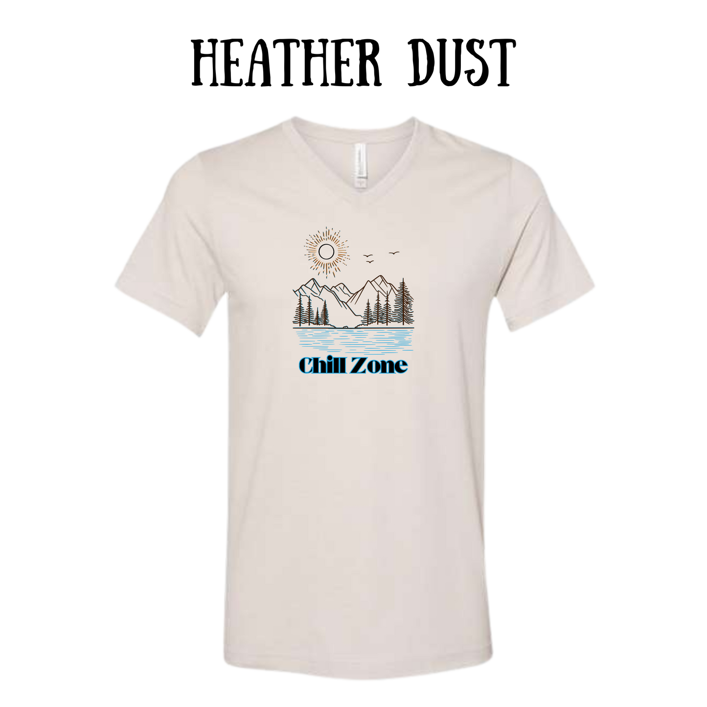 CP - Chill Zone - Unisex V-Neck - Neutral Colors