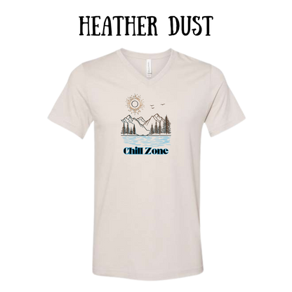 CP - Chill Zone - Unisex V-Neck - Neutral Colors