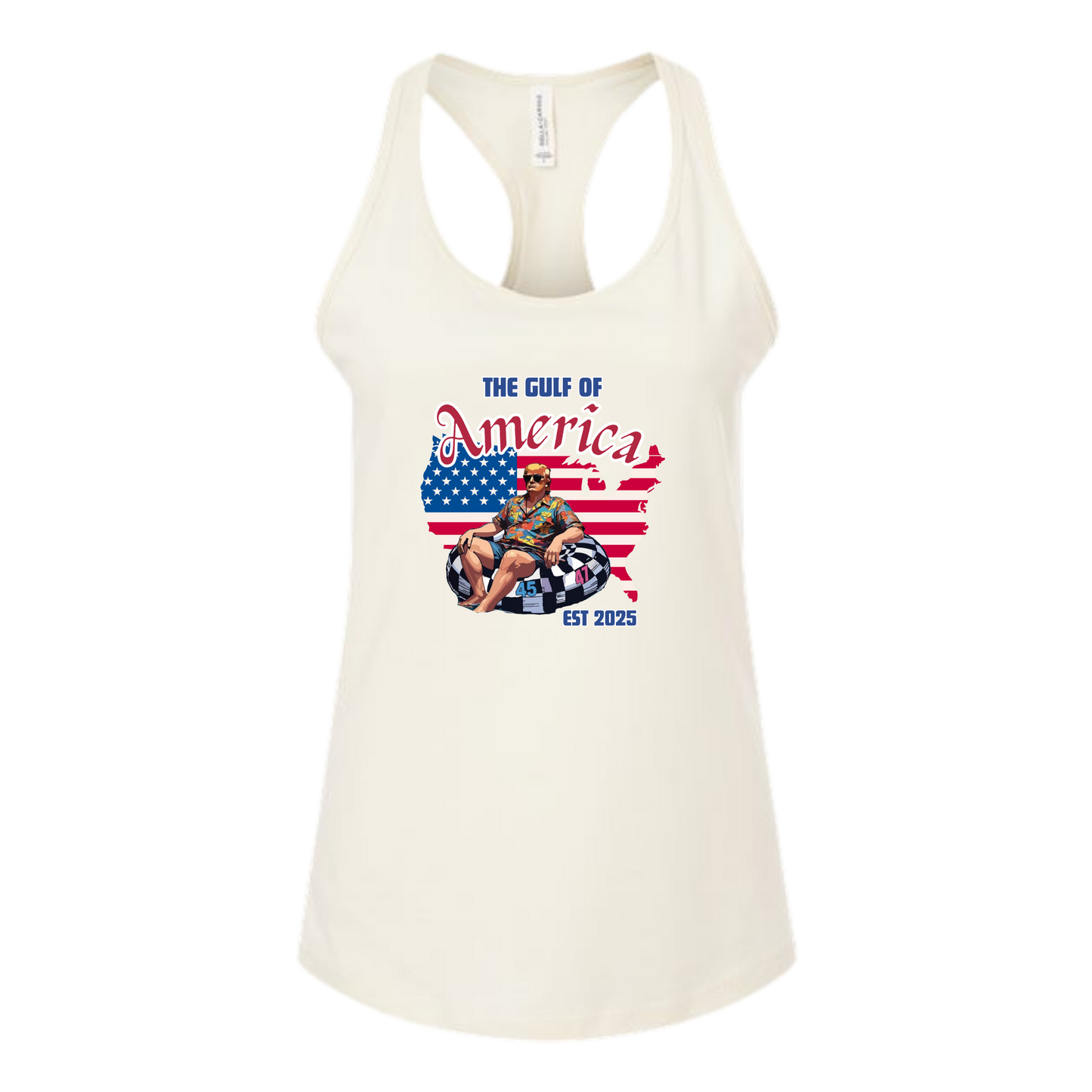 The Gulf of America - Bella+Canvas - Women's Jersey Racerback Tank