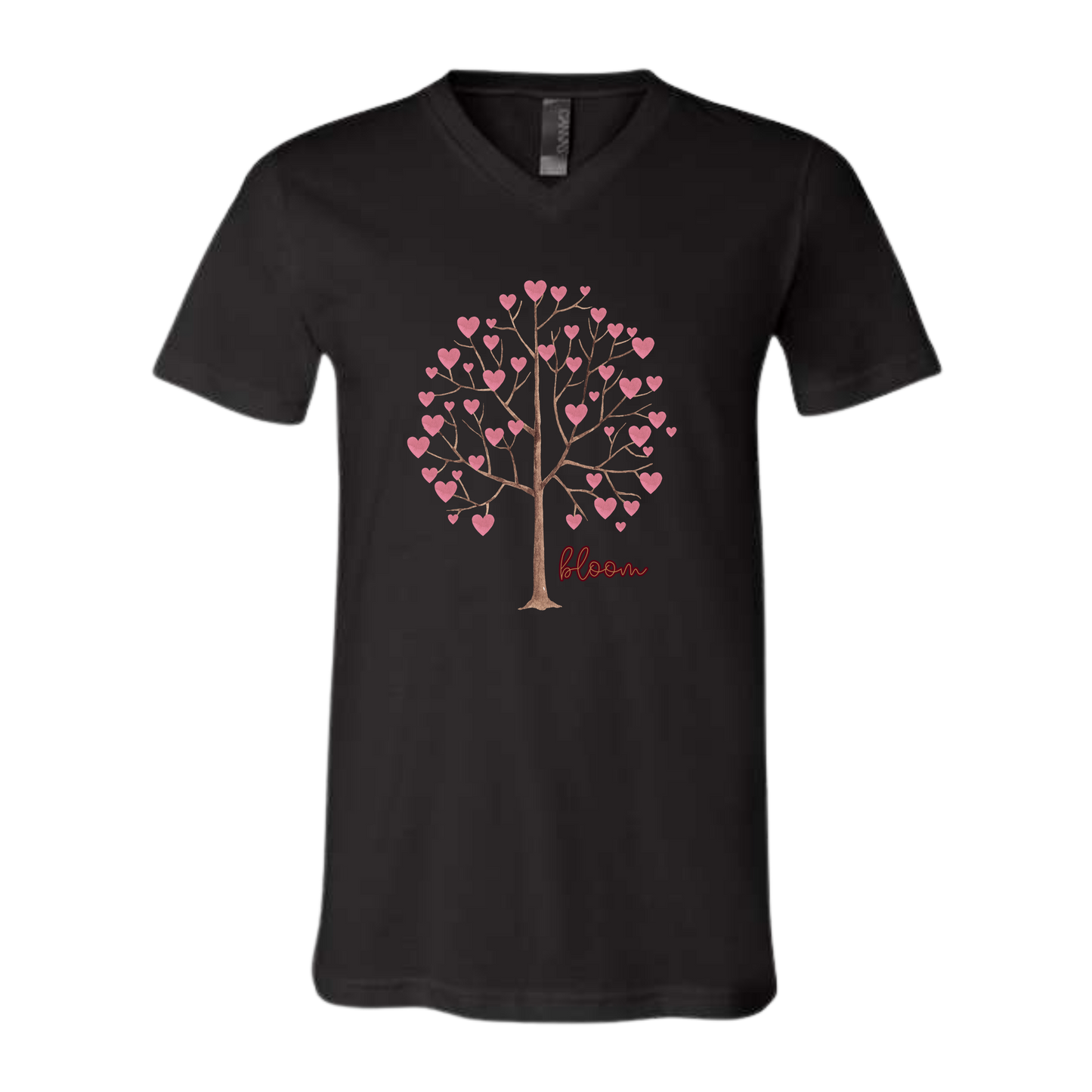 Bloom - Bella+Canvas - Unisex V-Neck - Neutral Colors