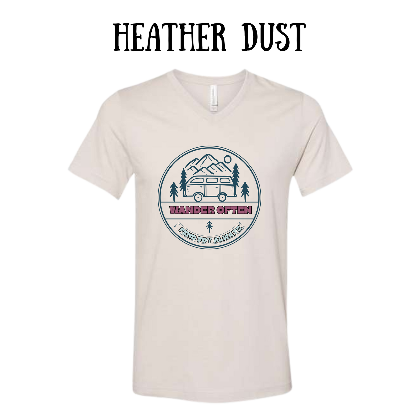 CP - Wander Often - Unisex V-Neck - Neutral Colors