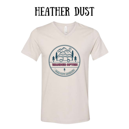 CP - Wander Often - Unisex V-Neck - Neutral Colors
