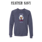 PP - Free Bird - Sponge Fleece Raglan Sweatshirt - Blues, Purples