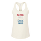 Saved. Free. Loud & Proud - Bella+Canvas - Women's Jersey Racerback Tank