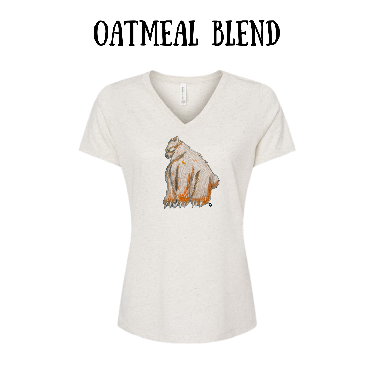 AC - Muscle Bear - Women's V-Neck - Assorted Colors