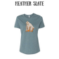 AC - Muscle Bear - Women's Relaxed Fit Tee - Neutrals