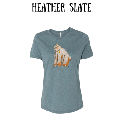 AC - Muscle Bear - Women's Relaxed Fit Tee - Neutrals