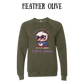 PP - Lovin' Life As A Free Bird - Sponge Fleece Raglan Sweatshirt - Greens, Neutrals