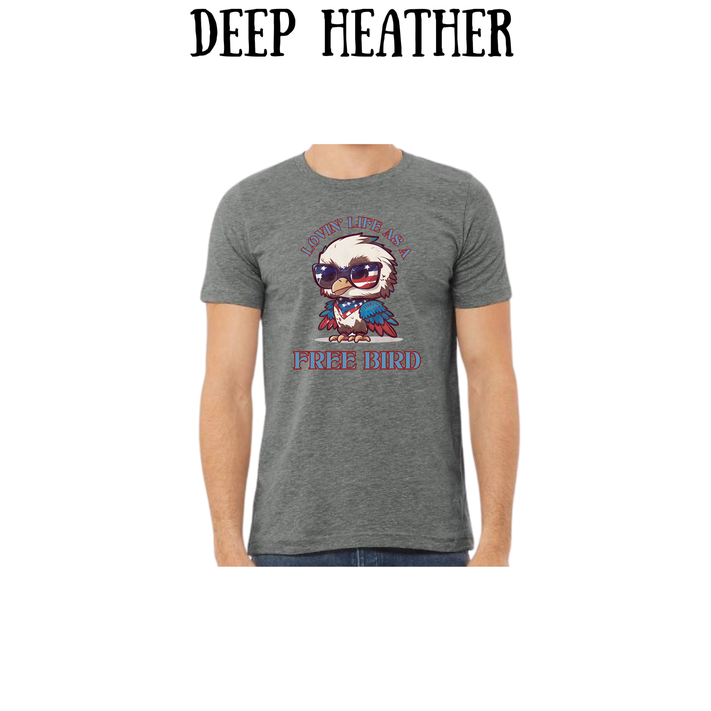 PP - Lovin' Life As A Free Bird - Unisex Tee - Pinks, Purples, Neutrals