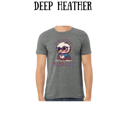 PP - Lovin' Life As A Free Bird - Unisex Tee - Pinks, Purples, Neutrals