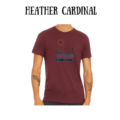 CP - Chill Zone - Unisex Tee - Yellows, Oranges, Reds