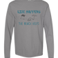 Life Happens The Beach Helps - Comfort Colors - Heavyweight Long Sleeve Tee - Neutral Colors