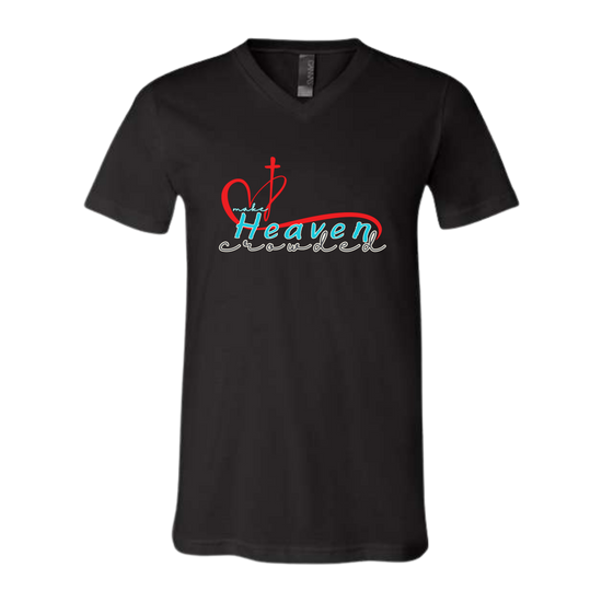 Make Heaven Crowded - Bella+Canvas - Unisex V-Neck - Neutral Colors