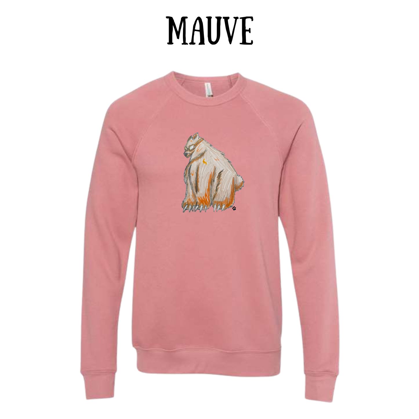 AC - Muscle Bear - Sponge Fleece Raglan Sweatshirt - Assorted Colors