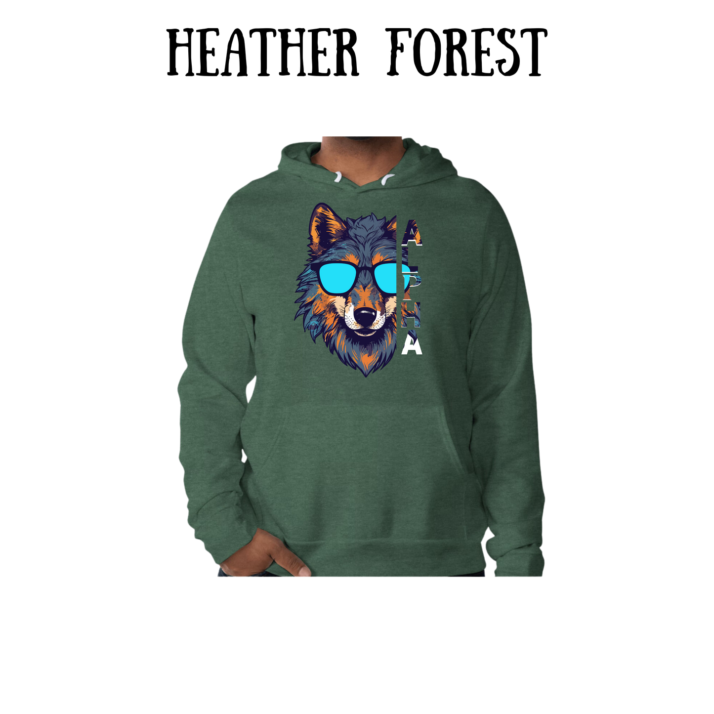 BP - Alpha - Sponge Fleece Hoodie - Greens, Neutrals