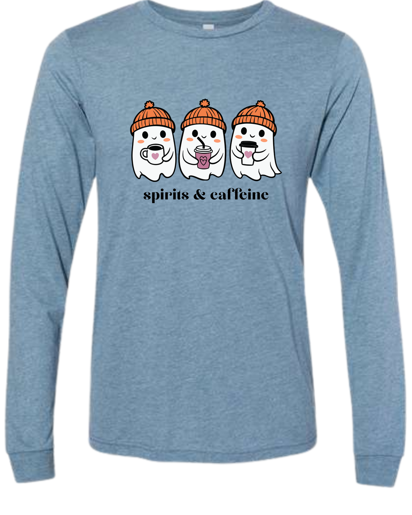 Spirits & Caffeine - Unisex Long Sleeve - Assorted Colors