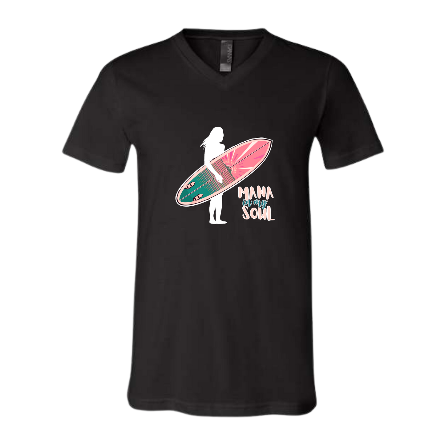 Mana in My Soul - Bella+Canvas - Unisex V-Neck - Neutral Colors