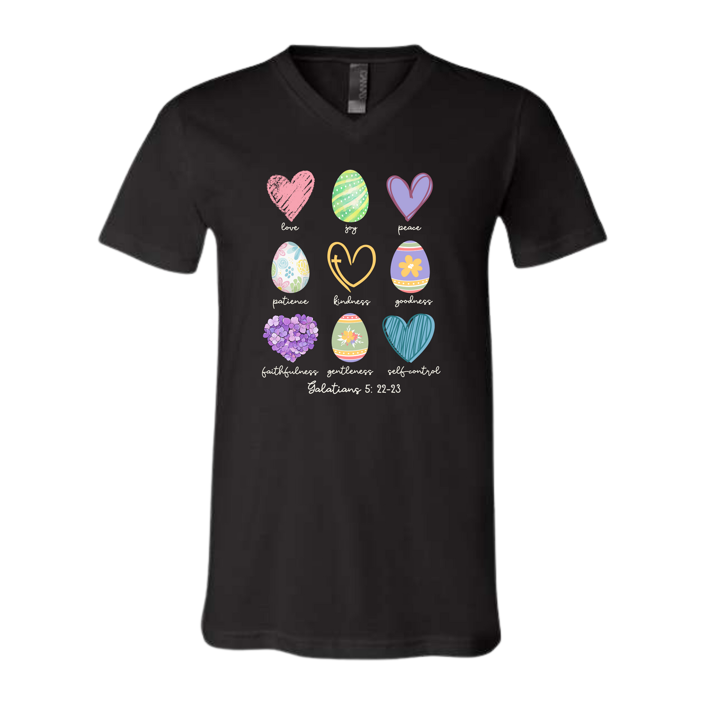 Galatians 5 - Easter - Bella+Canvas - Unisex V-Neck - Neutral Colors