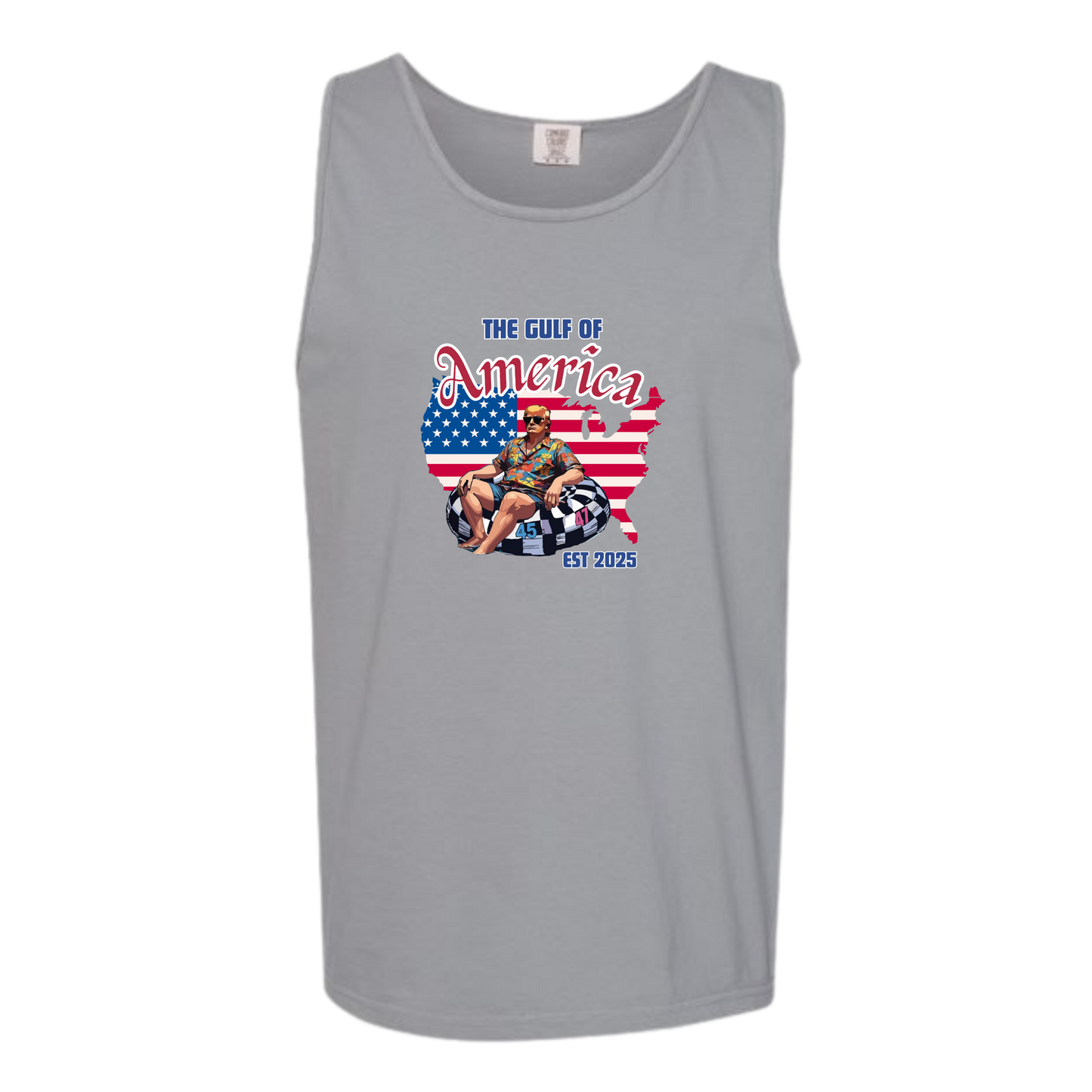 The Gulf of America - Comfort Colors - Unisex Tank - Neutral Colors & Blues
