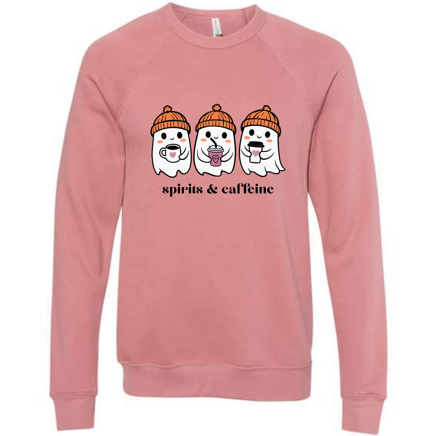 HP - Spirits & Caffeine - Sponge Fleece Raglan Sweatshirt - Assorted Colors