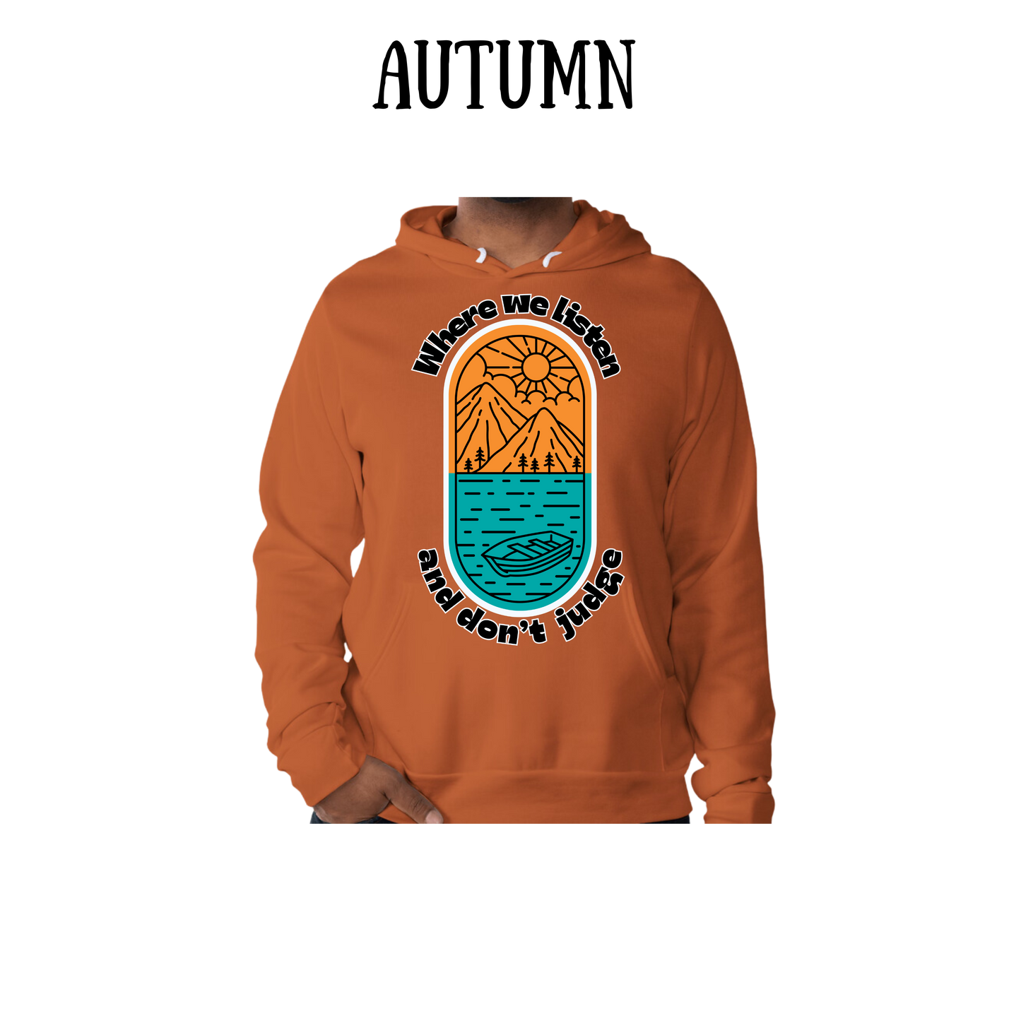 CP - Where We Listen and Don't Judge - Sponge Fleece Hoodie - Assorted Colors