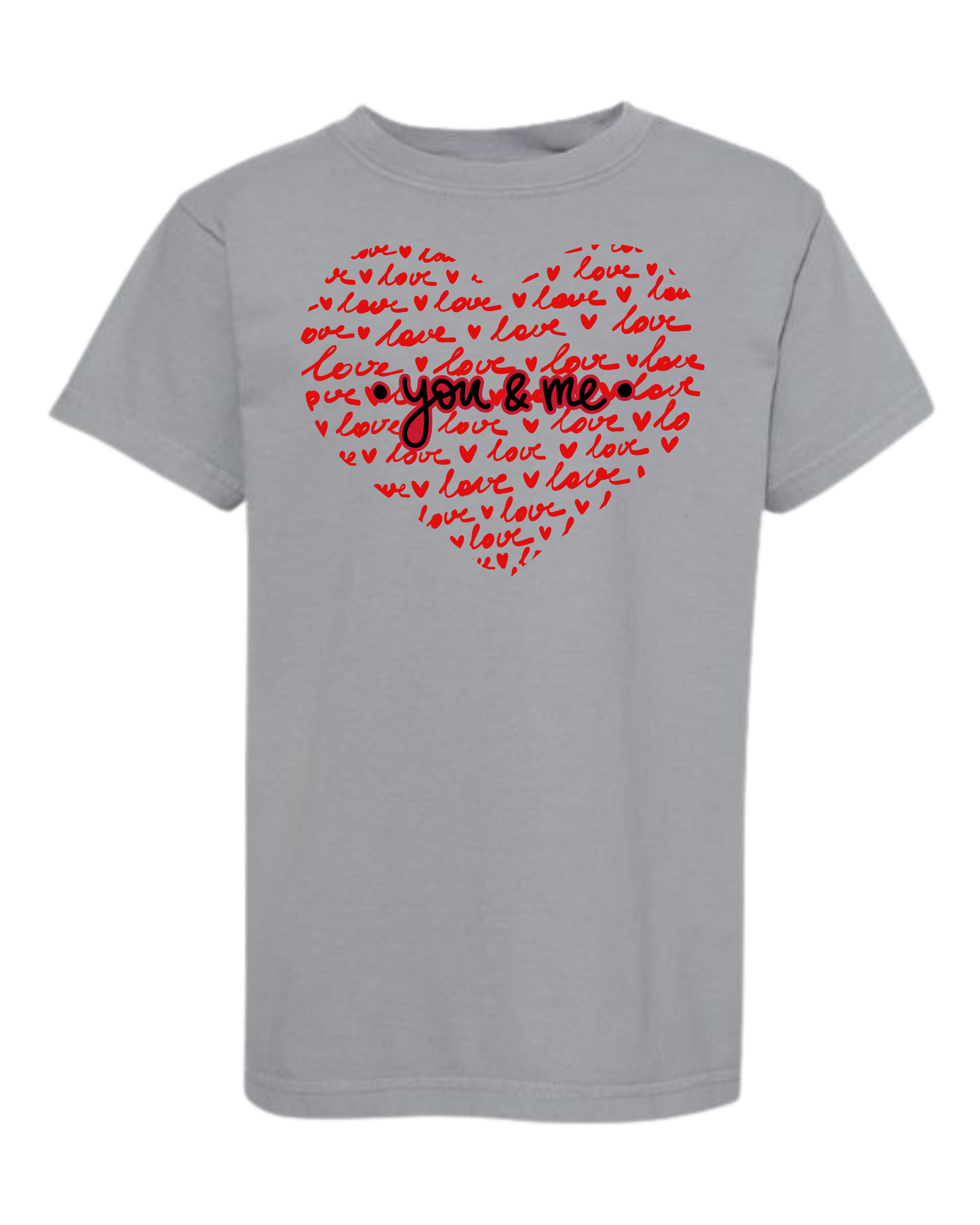 You & Me - Comfort Colors - Heavyweight Youth Tee - Neutral Colors & Blues