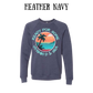 VP - Ready For Some Vitamin D & Sea - Sponge Fleece Raglan Sweatshirt - Blues, Purples