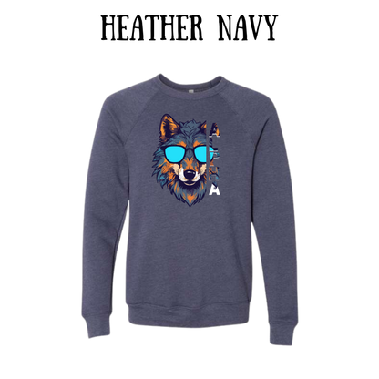 BP - Alpha - Sponge Fleece Raglan Sweatshirt - Blues, Purples