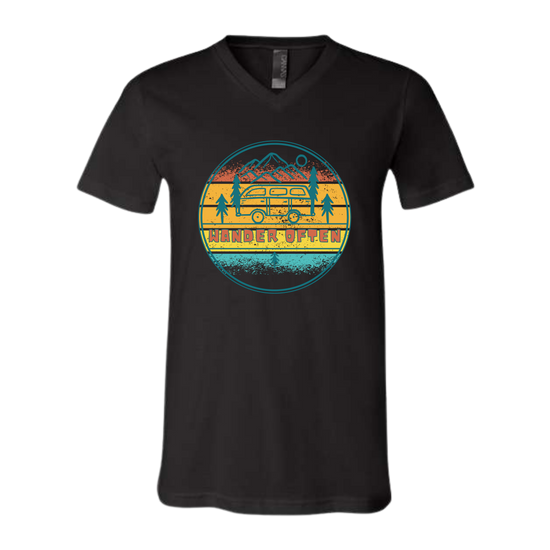 Wander Often - Bella+Canvas - Unisex V-Neck - Neutral Colors