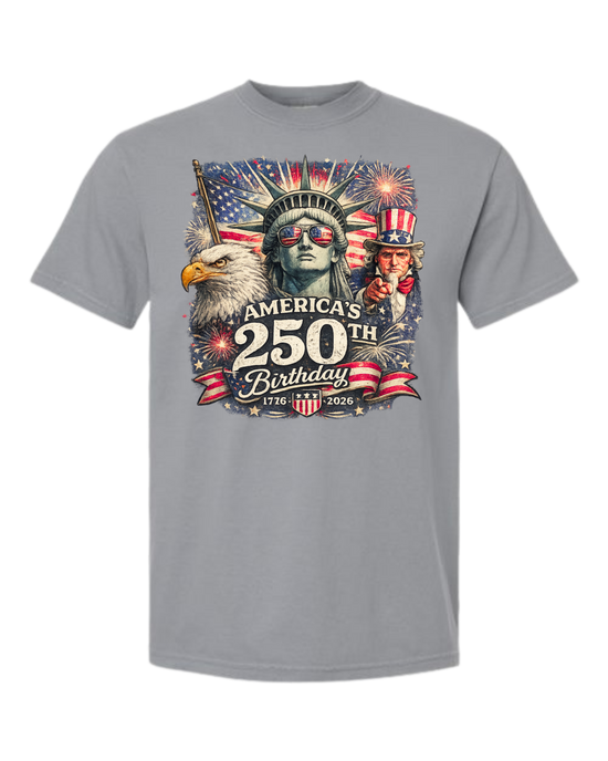 America's 250th Birthday - Comfort Colors - Heavyweight Unisex Tee - Neutral Colors