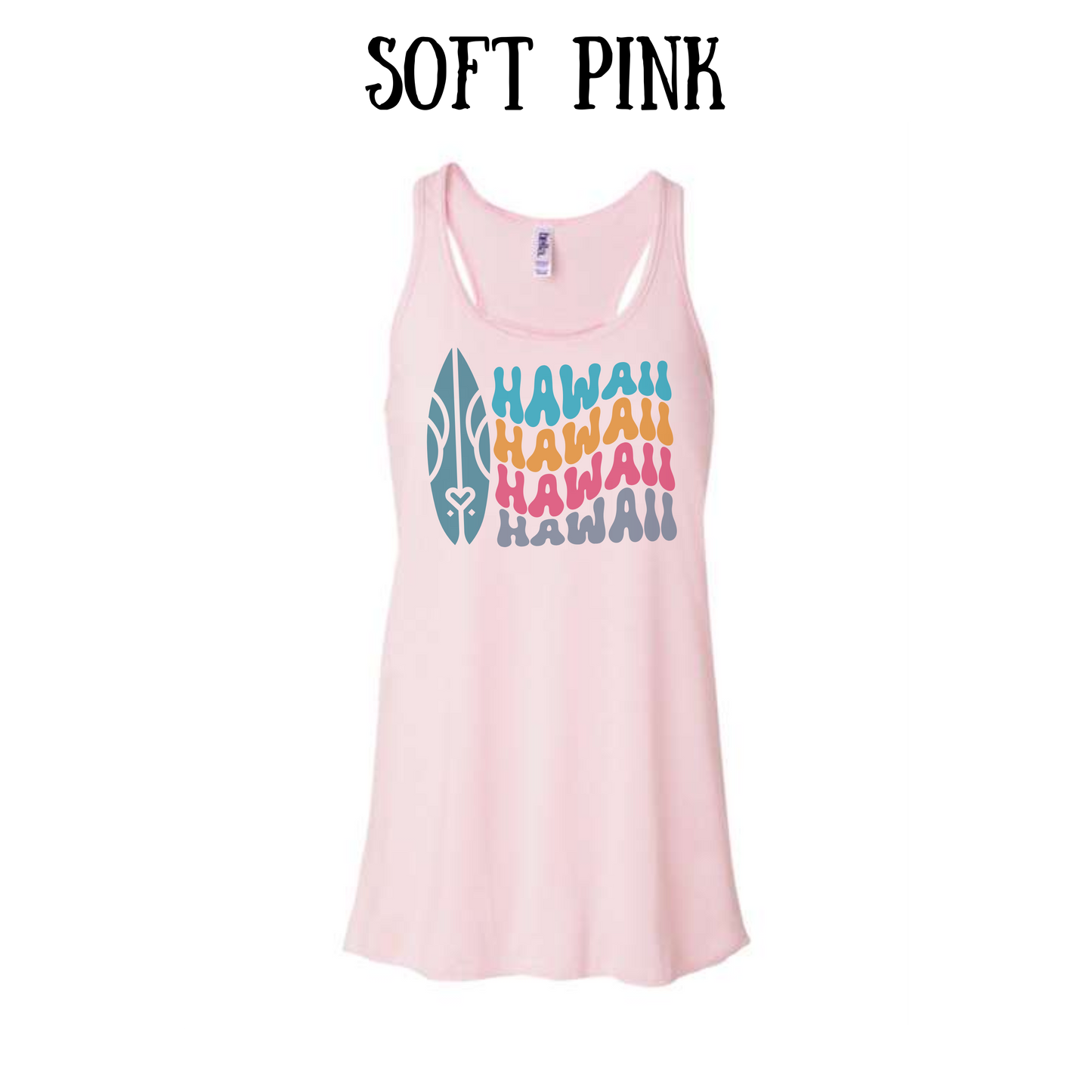 VP - Hawaii - Women's Flowy Racerback Tank