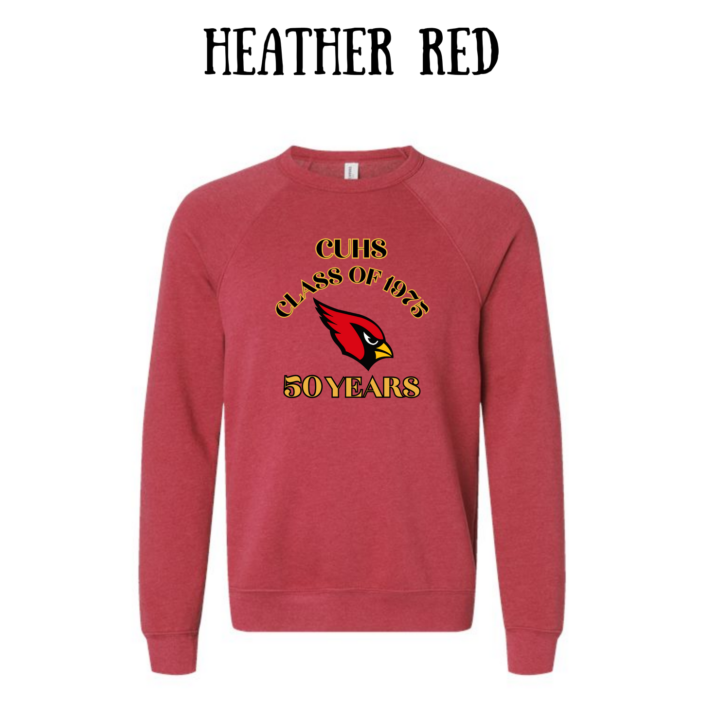 CUHS - Sponge Fleece Raglan Sweatshirt - Assorted Colors