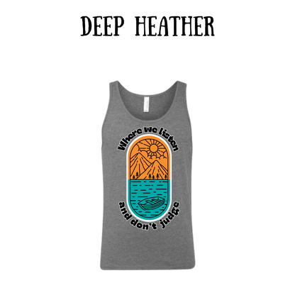 CP - Where We Listen and Don't Judge - Unisex Tank