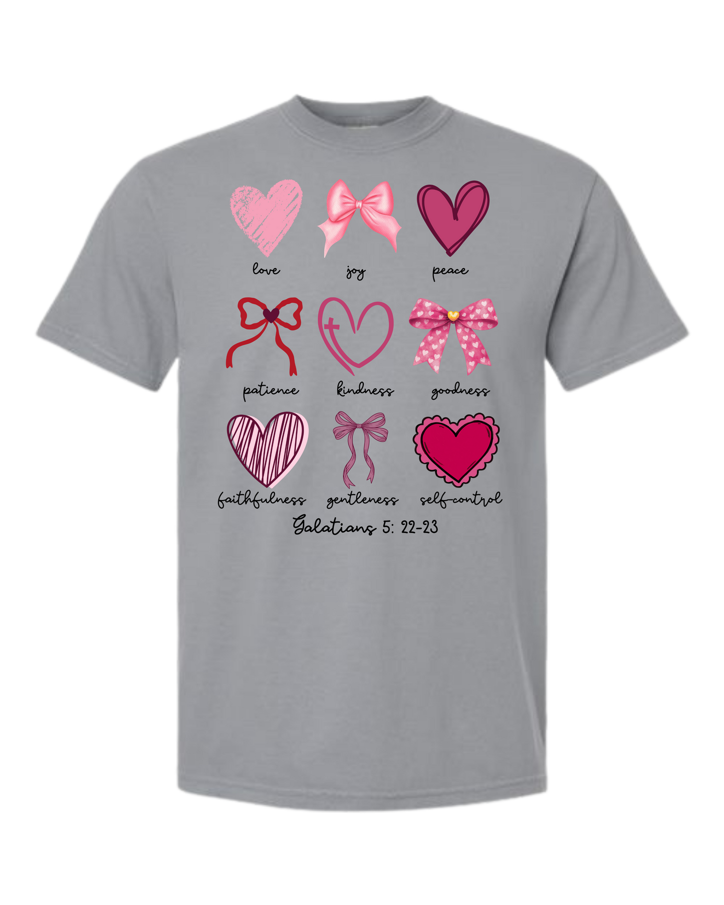 Galatians 5 - Valentines - Comfort Colors - Heavyweight Unisex Tee - Neutral Colors